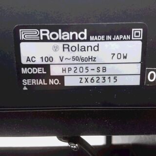 電子ピアノ Roland ローランド HP205-SB 2008製 動作品