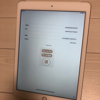 【ネット決済・配送可】iPad Air2 セルラータイプ　#253