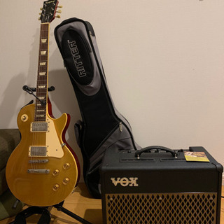 エピフォン レスポールモデルエレキギター アンプ付き