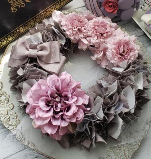 ファブリックフラワーリース Emisuke 備後赤坂のものづくりの生徒募集 教室 スクールの広告掲示板 ジモティー