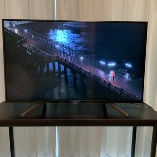 美品】2020年製 SONY KJ-43X8500G 4Kテレビ+壁寄せテレビスタンド(100-