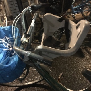 自転車にかける子供の椅子