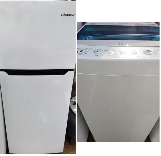 高年式　生活家電　２点セット　冷蔵庫　洗濯機　電子レンジ　1018003