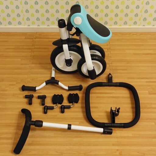 折り畳み三輪車 3 in 1 乗用玩具 バランスバイク 安全ガード付き 美品 未使用