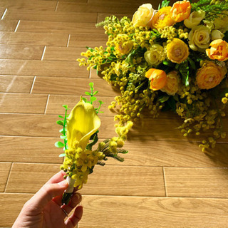 ブーケ、ブートニア