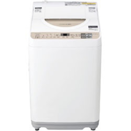 【10/24,25希望】シャープ(SHARP)洗濯乾燥機[洗濯5.5kg /乾燥3.5kg /ヒーター乾燥 /上開き] (EST5CBK)