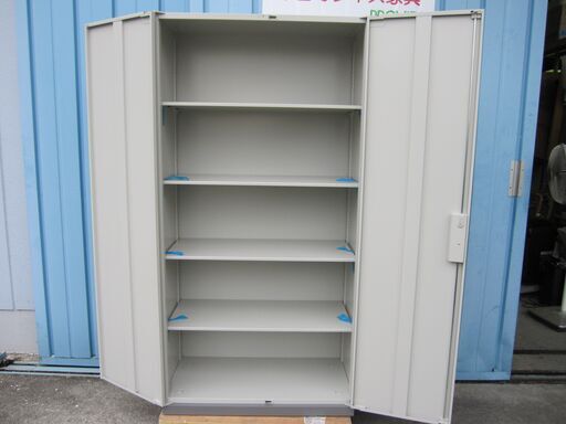 両開き書庫　ナイキ製　ＮＷ-0918Ｋ　ニューグレー色 両開き書庫 ナイキ製 ニューグレー NW-0918K 鍵無し（作成可能