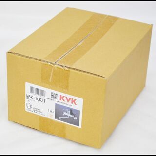未開封 KVK MSK110KZT シングルレバー式混合栓 壁付...