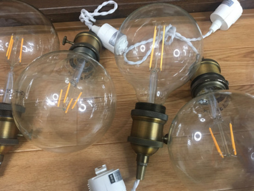 LEDフィラメント　6個 エジソン球　レトロライト　電球