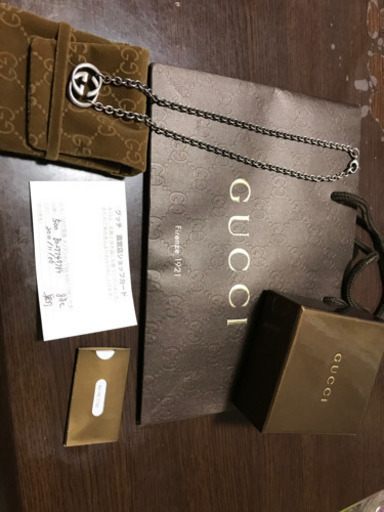 GUCCIネックレスシルバー