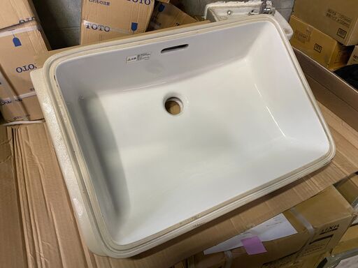 TOTO アンダーカウンター式洗面器 L620 #NW1 ホワイト