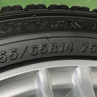 スタッドレスタイヤ ホイール　155/65R14 75Q