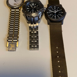 腕時計　バーバリー　SEIKO タイメックス(ジャンク)