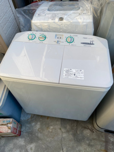 ▽アクア AQUA 二層式洗濯機 AQW-N35 3.5㎏
