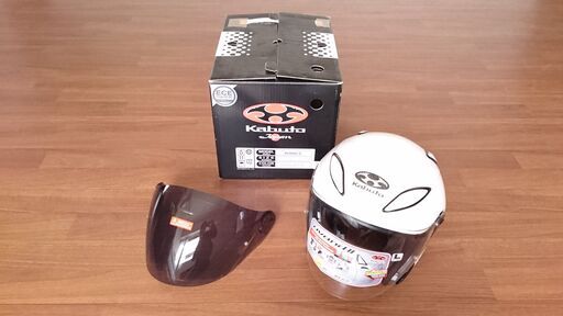 OGK Kabuto カブト 新品未使用ジェットヘルメット AVAND-Ⅱ Lサイズ 58-59cm スペアシールド付き
