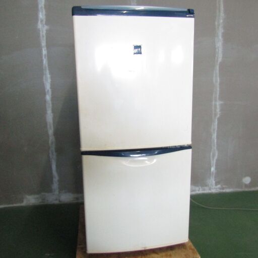N1653・ ナショナルノンフロン 冷凍 冷蔵庫 122L NR-B122V6-JB 2004年製 2ドア ホワイト National 家電 家庭用 稼働品