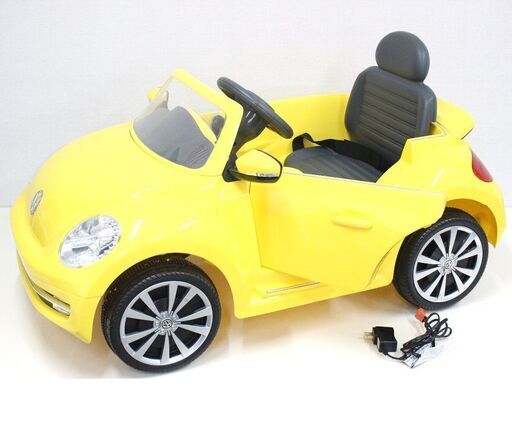 AVIGO☆電動乗用玩具☆フォルクスワーゲン☆ビートル☆イエロー☆3歳以上☆電動カー☆アヴィーゴ☆G062