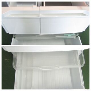 N1655・ MITSUBISHI ノンフロン 5ドア 冷凍 冷蔵庫 401L MR-S40NE-W
