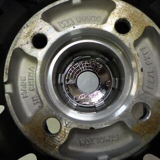 ヨコハマ アイスガード ice GUARD 5 iG50 スタッドレスタイヤ 10分山 2019年製 165/70R14 Fangアルミ付き ヴィッツに履いてました 状態良いです - 車のパーツ