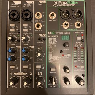 【中古美品】Mackie ProFX6v3  エフェクト/USB...