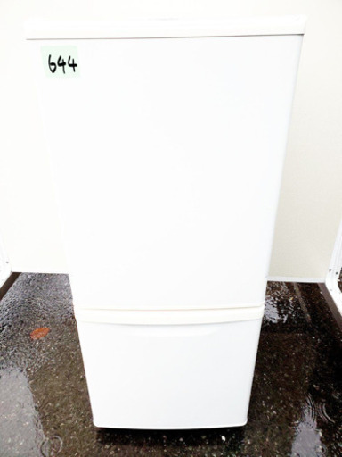 644番 Panasonic✨ノンフロン冷凍冷蔵庫✨NR-B143W-W‼️
