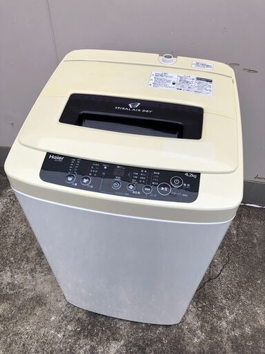【管理KRS256】Haier 2015年 JW-K42H 4.2kg 洗濯機