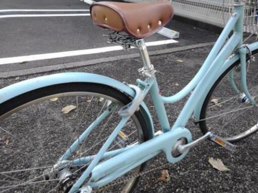中古自転車１１９２前後タイヤ新品！ブリヂストンエブリッジ 