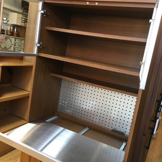 unico STRADA 2面レンジボード 北欧Style ウニコ ストラーダ 天然木 食器棚 大人気 廃盤