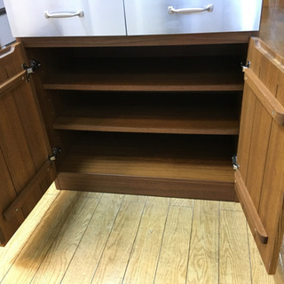 unico STRADA 2面レンジボード 北欧Style ウニコ ストラーダ 天然木 食器棚 大人気 廃盤