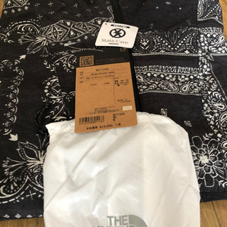 ノースフェイス ノベルティ コンパクトジャケット　メンズ　バンダナ柄　M ブラック