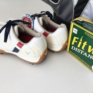 中古★キャロウェイ callaway ゴルフセット 初心者用 右用 男性用 10本セット シューズ ボール バッグ 中古☆キャロウェイ callaway ゴルフセット 初心者用 右用 男性用 10本