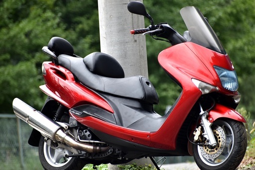 ☆YAMAHA*マジェスティ125Fi*社外マフラー*キャンディーレッド*WAKO’Sオイル交換済*☆下取り全国配送も可能です☆彡