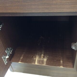 J394 ニトリ 食器棚 ダイニングボード ビゼン 140KB DBR ダークブラウン 1400×500×2000 クリーニング済み