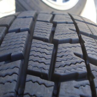 バリ山　軽自動車用　ダンロップ155/65R14　中古スタッドレス　アルミセット