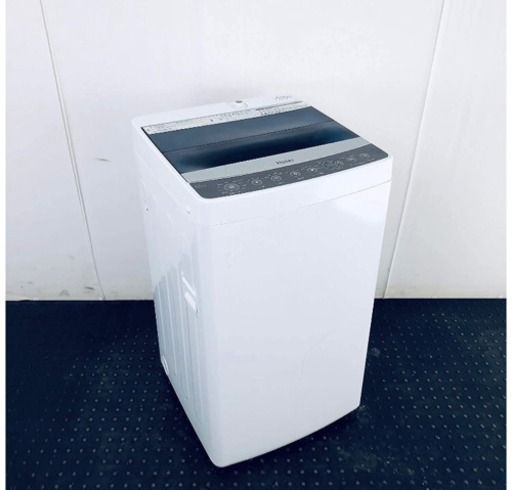 不具合無し】ハイアール 5.5kg 全自動洗濯機 ブラックHaier JW-C55A-K