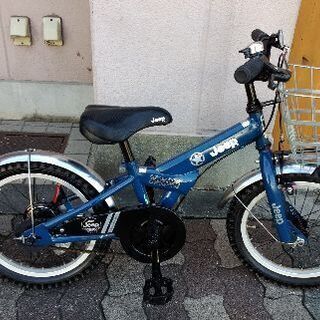 Jeep[ジープ]16吋 幼児用自転車(補助輪なし)ブルー