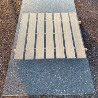 【成約御礼】強化ガラス/180cm大判/家具/テーブル/天板/ショーケース/インテリア/業務用/TEMPERED[中古品]¥22,000