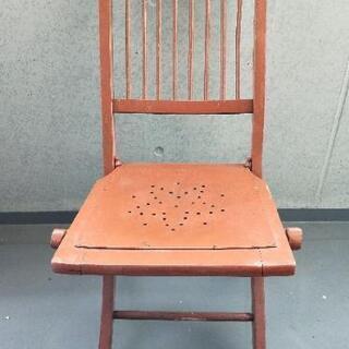 ★イギリス・アンティークの椅子　木製チェア