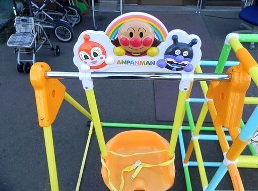 ビスセット欠品あり アガツマ アンパンマン ブランコパークDX 室内遊具
