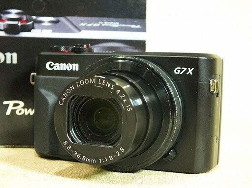 【苫小牧バナナ】キャノン/Canon コンパクト デジタルカメラ Power Shot G7X Mark2 中古 状態良好 最高ISO感度12800♪