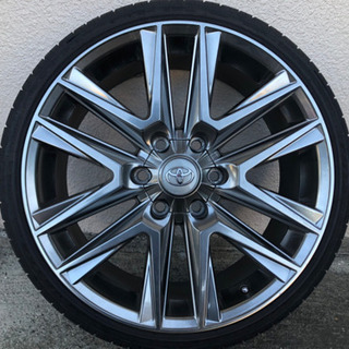 ハイエース用 20インチ タイヤセットLEXUS・トヨタ純正風チタングロス 