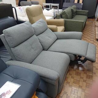 電動 リクライニングソファ タンスのゲン グレー 140度 定価59800円