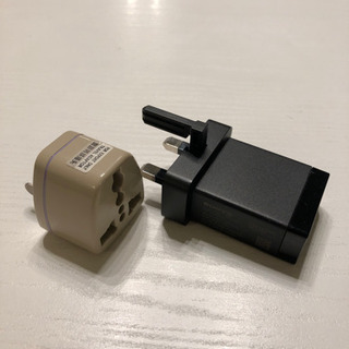 香港　電源プラグ変換　USBアダプター　SONY