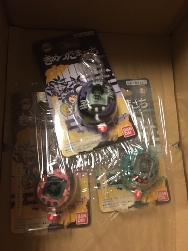 きめつたまごっち3点セット、おまけ付き
