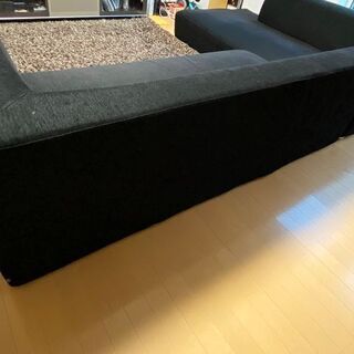 直接引取の場合はお値引き可能 札幌市内近郊 SPIGA FOXXYⅡ スピガ ホクシー2 カウチソファ ブラック 