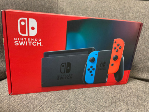 お渡し先様決定しました。\u003c新品未使用未開封\u003eニンテンドースイッチ　本体　ネオンブルー、レッド