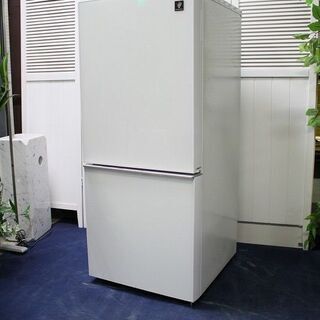 R1340) シャープ SJ-GD14C-W 137L 2ドア ガラストップ 2019年製