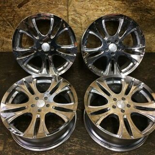 ADR DESIGN 社外ホイール 20インチ 4本 8.5J5HPCD114.3+50 メッキ  