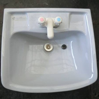 陶器製　洗面台★INAX製★品番RMB-0029Aと鏡セット