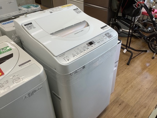 安心の1年間返金保証！SHARPの縦型洗濯乾燥機です！